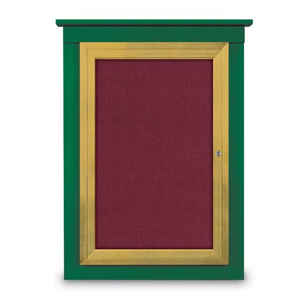 Sliding Glass Enclosed Letterboard, 96"x3